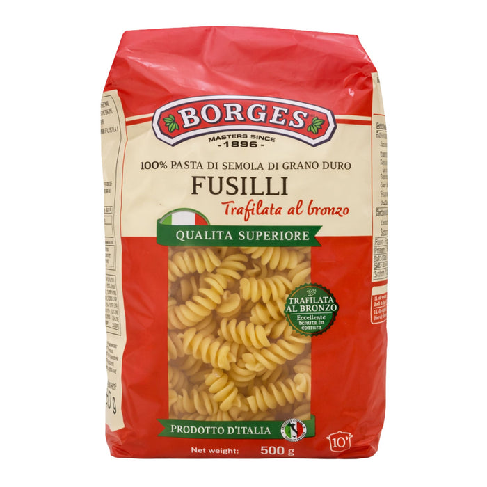 Pasta Borges Fusilli X 500G