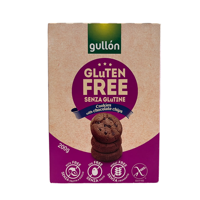Galletas Cookies De Cacaco Gullon  Chocolate Sin Gluten X 200G