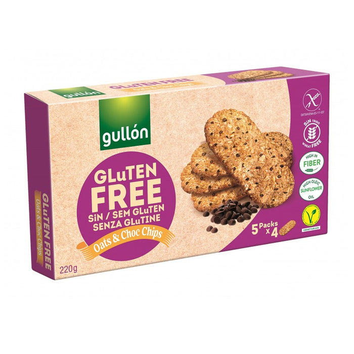 Galleta Avena Gullon Chips Choco Sin Gluten X 220G