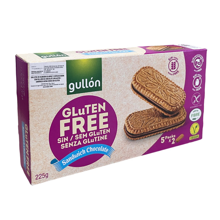 Galleta Gullon Sadwich Chocolate Sin Gluten X 225G