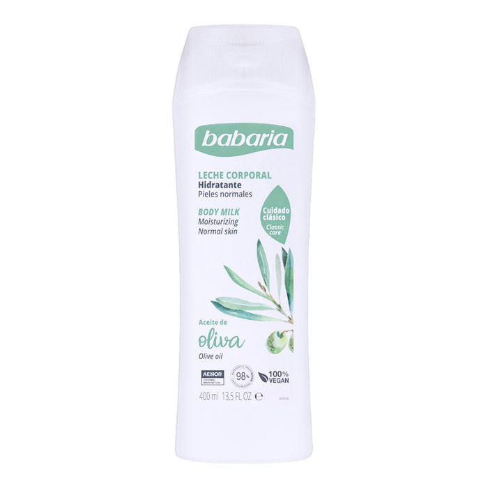 Leche Corporal Babaria Aceite De Oliva X 400Ml