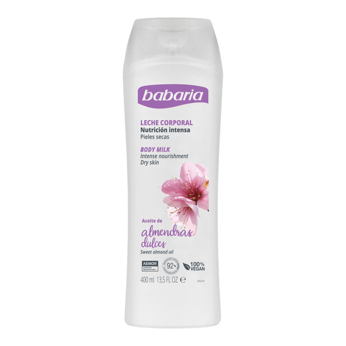 Leche Corporal Babaria Almendras Dulces X 400Ml