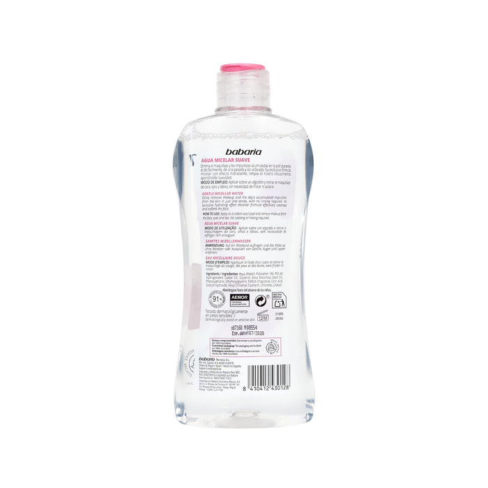Agua Micelar Babaria Suave Rosa Mosqueta X 400Ml