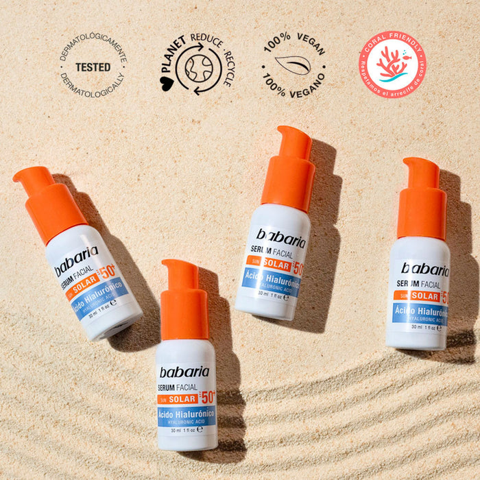 Serum Facial Babaria Ácido Hialurónico Solar Spf50 + X 30Ml