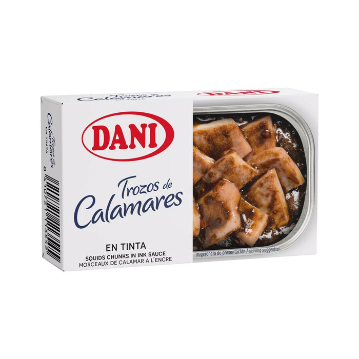 Trozos De Calamar Dani En Tinta X 111G