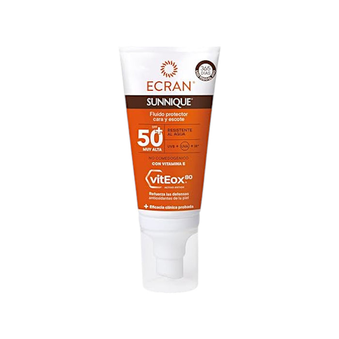 Protector Solar Ecran Sunnique Cara Y Escote Spf50+ X 50Ml