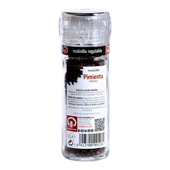 Carmencita Pimienta Negra Molinillo X 50G