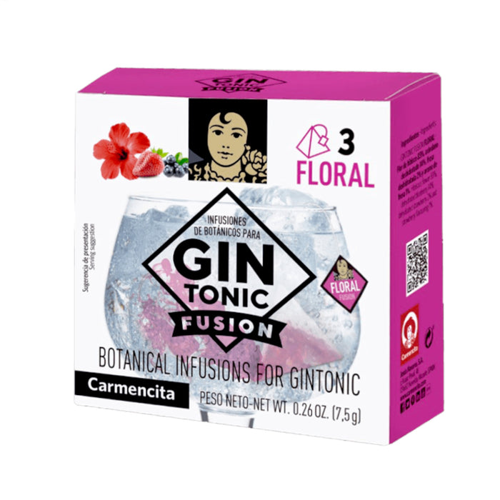 Infusión Carmencita Para Gin Tonic Floral  X 3 Unidades