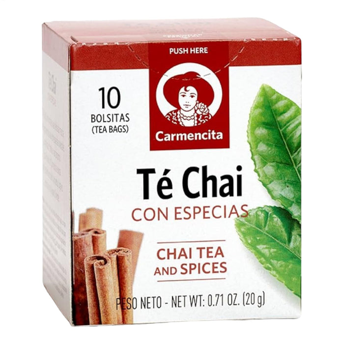 Carmencita Te Chai Con Especias Caja X 10 Bolsas