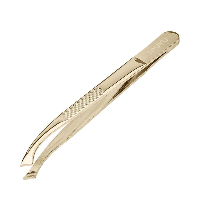 Pinzas Con Punta Inclinada Qvs Truyu Color Dorado