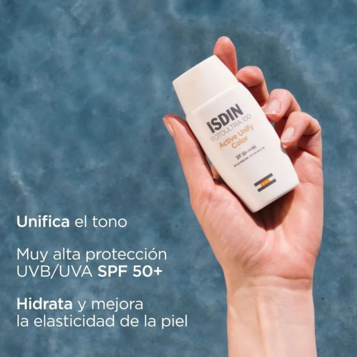 Protector Solar Isdin Fotoultra 100 Active Unify Color Spf 50+ X 50Ml