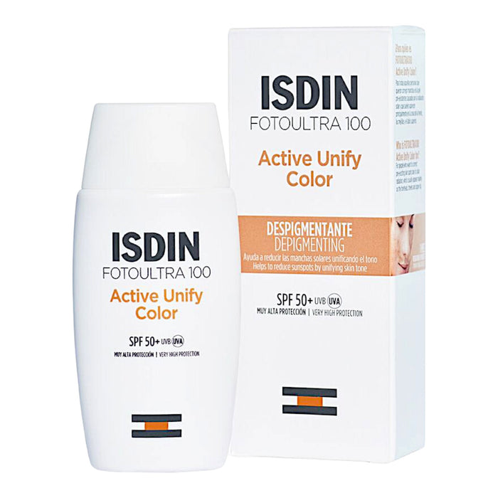 Protector Solar Isdin Fotoultra 100 Active Unify Color Spf 50+ X 50Ml