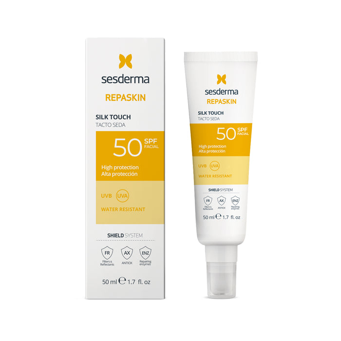 Fotoprotector Sesderma Repaskin Spf50 Facial Tacto Seda X 50Ml