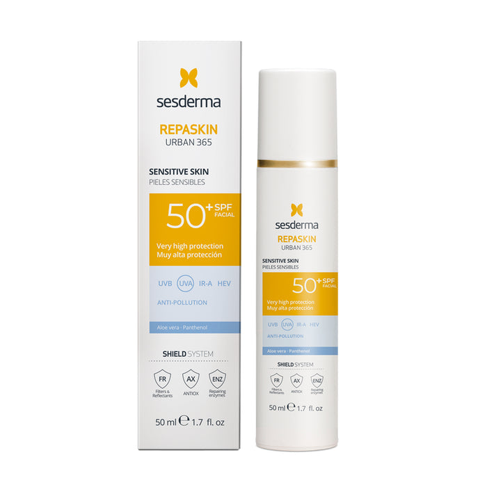 Fotoprotector Sesderma Repaskin Urban 365 Spf50+ Piel Sensible X 50Ml