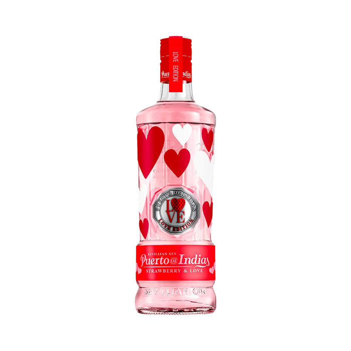 Ginebra Puerto De Indias Strawberry San Valentín X 750Ml