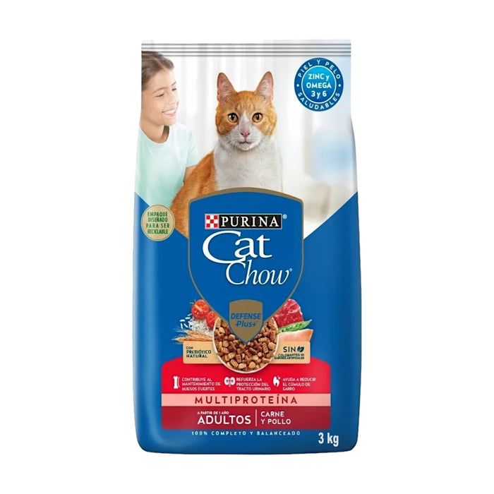 Purina Cat Chow Carne Y Pollo Adultos X 3 K