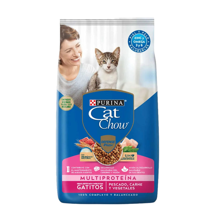 Croquetas Para Gatos Purina Cat Chow Pescado Carne Vegetal X 1Kg