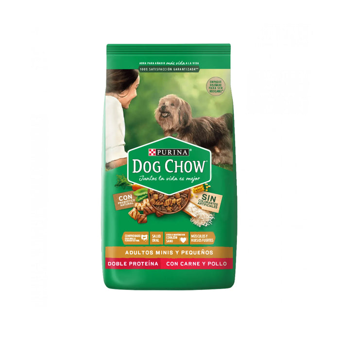 Croquetas Purina Dog Chow Adultos Minis Y Pequeños Carne Y Pollo X 1.5Kg