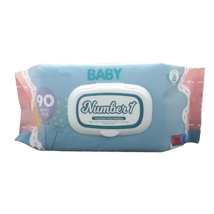 Toallitas Húmedas Baby Número 1 Suave X 90 Unidades