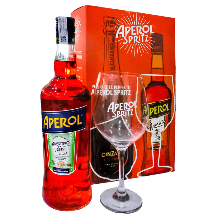 Pack Aperol Spritz 750Ml + Copa