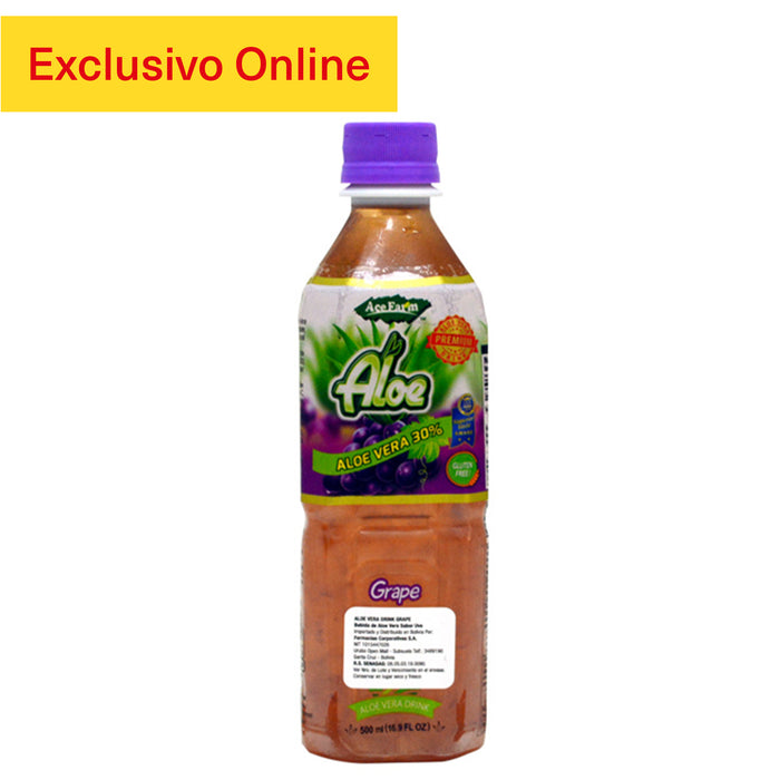 Aloe Vera Drink Grape Farmacorp X 500Ml