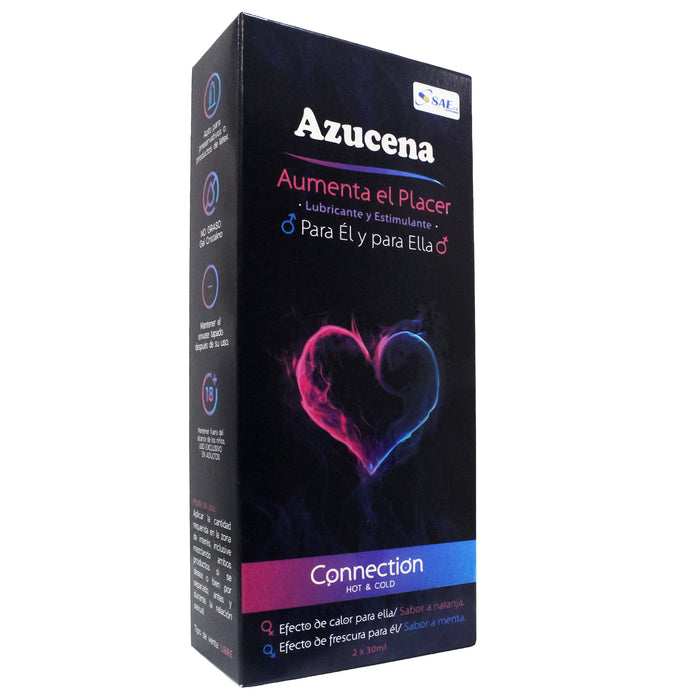 Azucena Gel Connection 2 Lubricante Y Estimulante X 30Ml