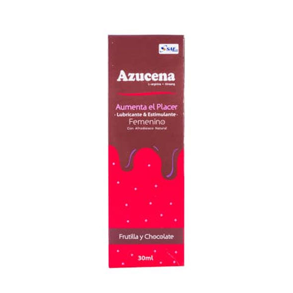 Azucena Gel Frutilla Y Chocolate Lubricante Y Estimulante X 30Ml