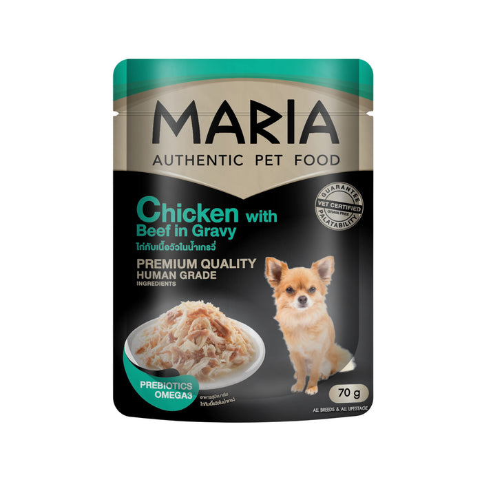 Alimento Perro Maria Dog En Salsa Pollo Y Carne X 70G