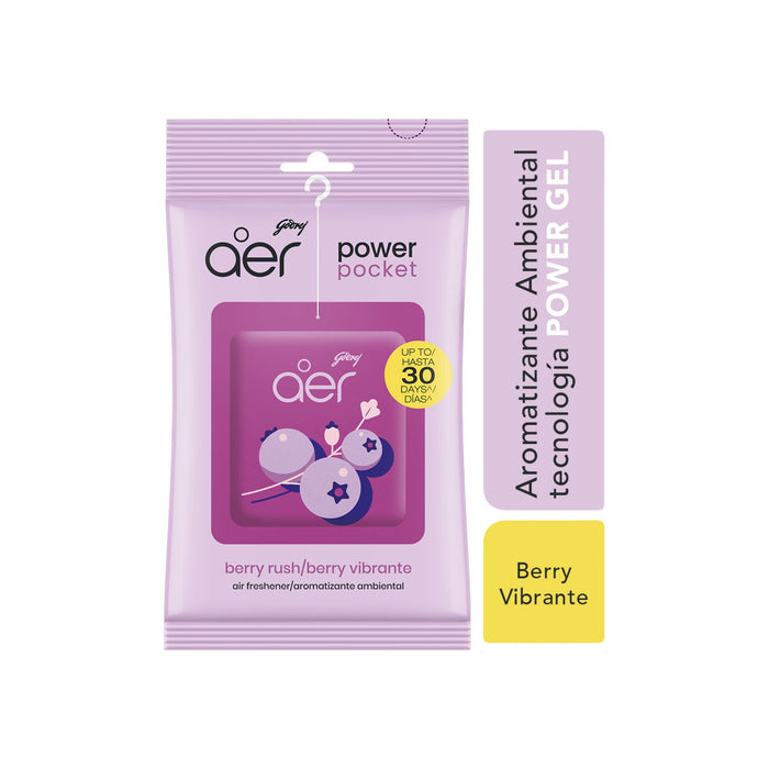 Aromatizante Ambiental Aer Power Berry Vibrante X 10G