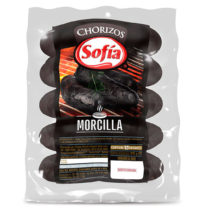 Morcilla Sofia Al Vacio X 5 Unidades