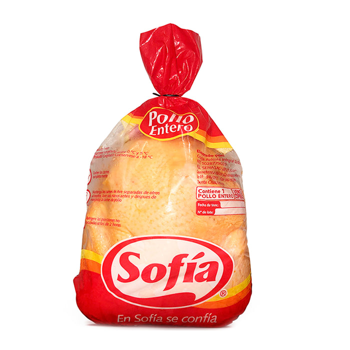 Pollo Entero Sofia Mediano X 2Kg (Peso Aprox.)