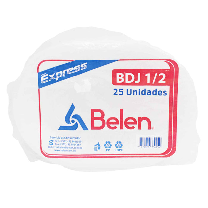 Belen Bandejas Desechables De 1 2 C X 25 Unidades