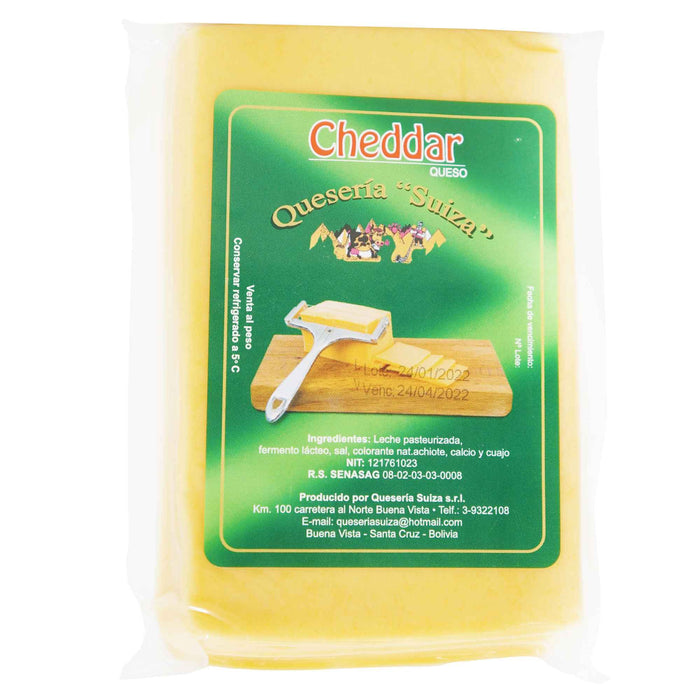 Suiza Queso Cheddar Laminado X 250G