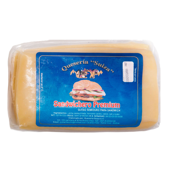 Suiza Queso Sandwichero Premium X 250G