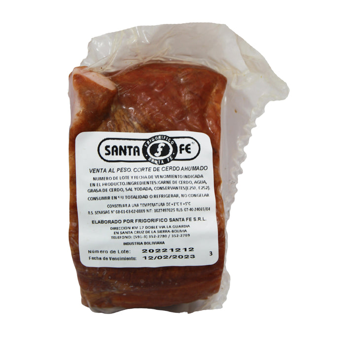 Lomo De Cerdo Santa Fe Ahumado 400G Aprox.