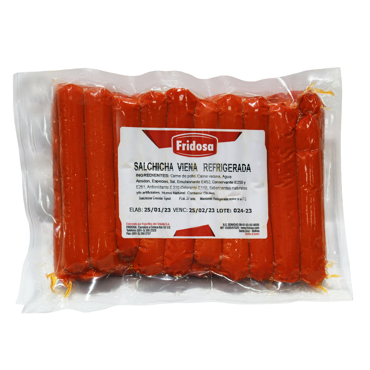Salchicha Viena Congelada Fridosa — Amarket