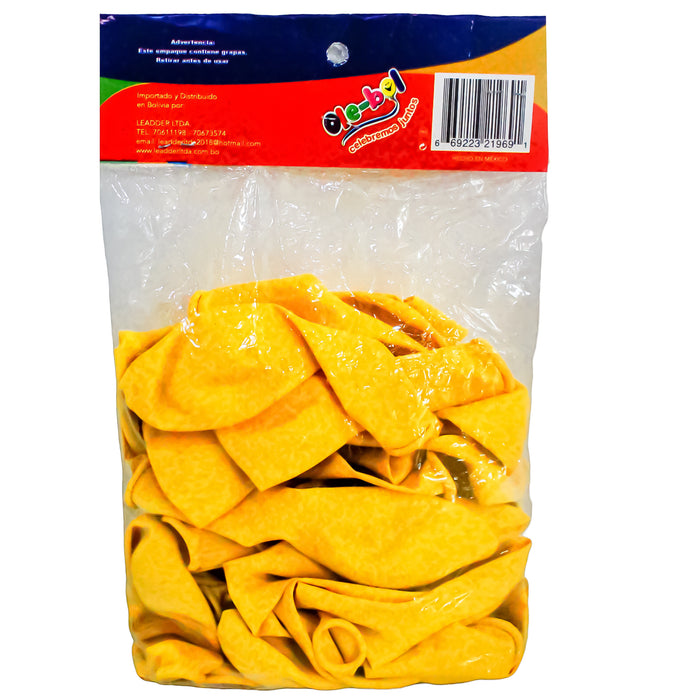 Olebol Globo 7 Estandar X 50 Unidades Amarillo