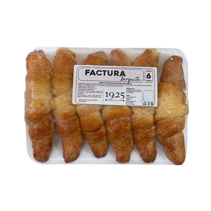 Factura Industria De Alimentos 1925 Larguita X 6 Unidades