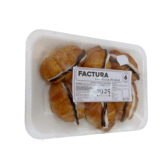 Factura Industria De Alimentos 1925 Dulce De Leche X 6 Unidades