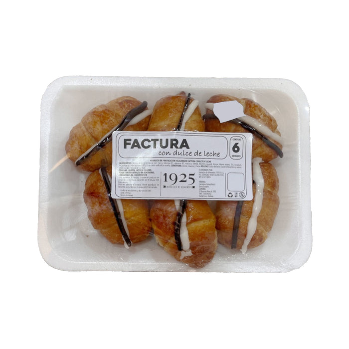 Factura Industria De Alimentos 1925 Dulce De Leche X 6 Unidades