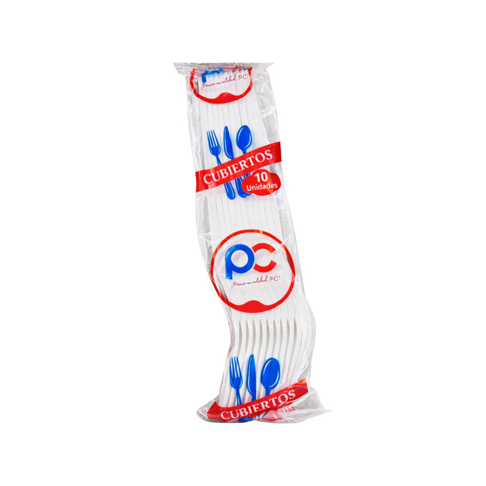 Cuchara Desechable Plásticos Carmen X 10 Unidades
