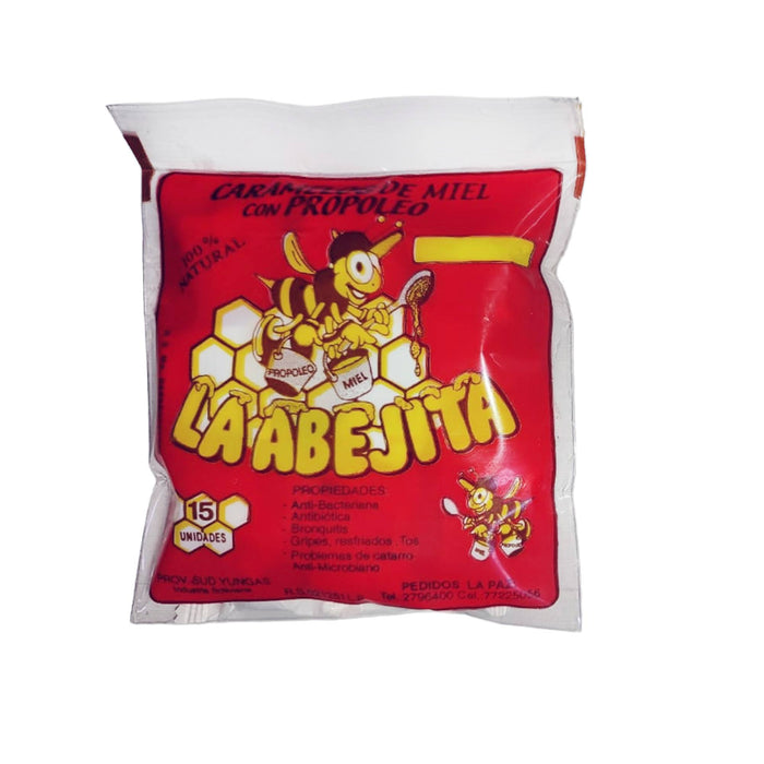 Caramelos La Abejita Miel Propoleo X 15 Unidades