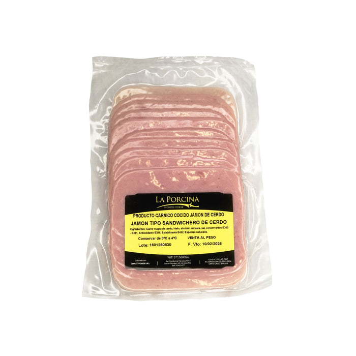 Jamón La Porcina Tipo Sandwichero De Cerdo