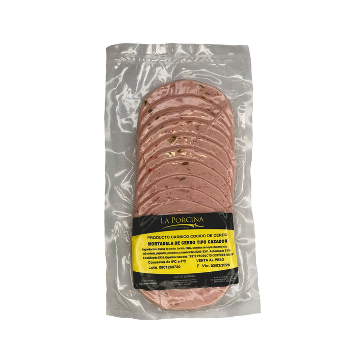 Mortadela De Cerdo La Porcina Tipo Cazador