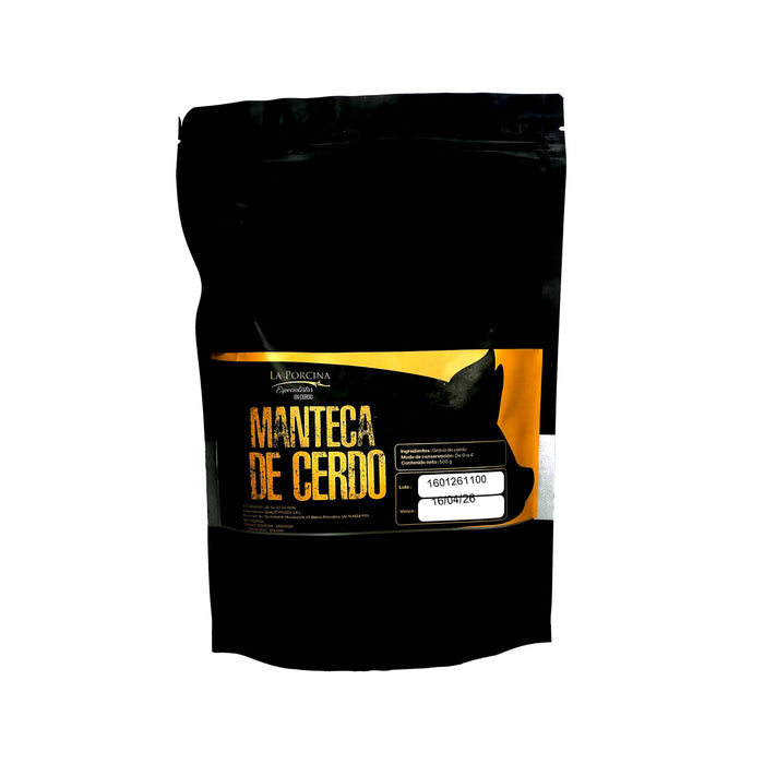 Manteca De Cerdo La Porcina X 500G