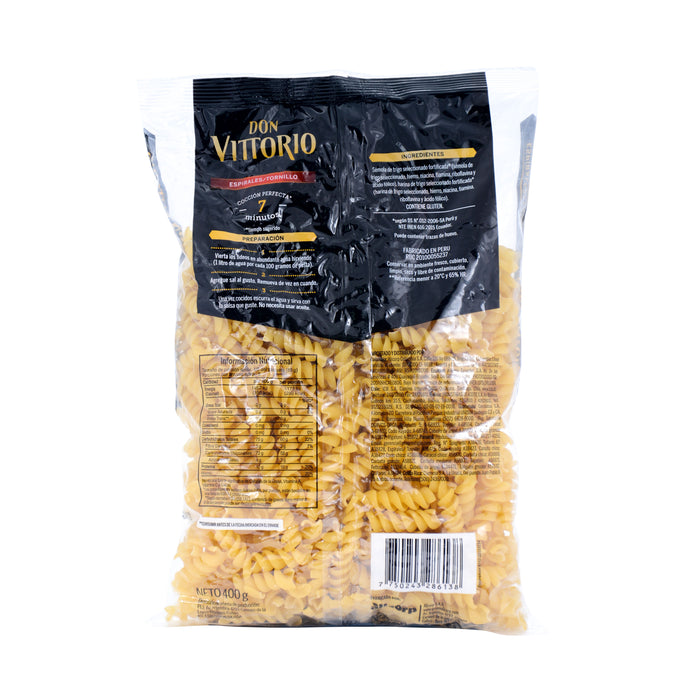 Don Vittorio Fideo Espirales X 400G