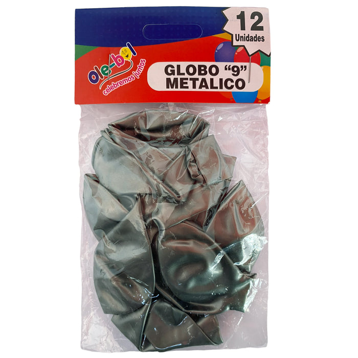 Olebol Globos Metalicos X 12 Unidades