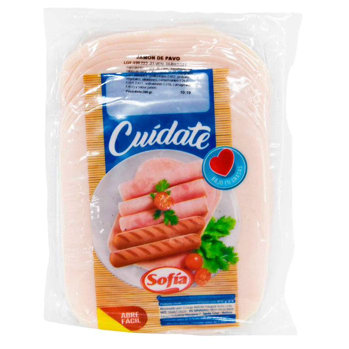 Sofia Jamon Pavo Vacio X 200G