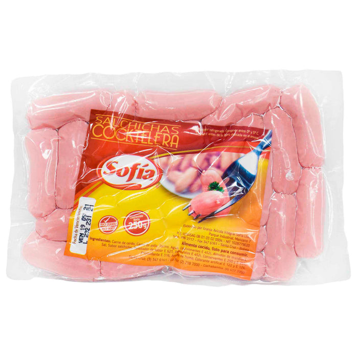 Sofia Salchicha Cocktelera X 250G