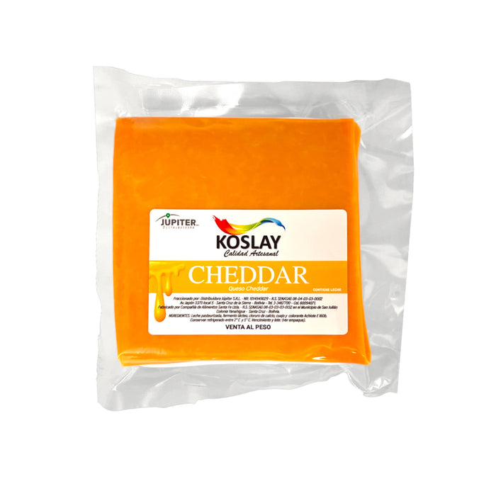 Queso Cheddar Koslay Al Vacío X K